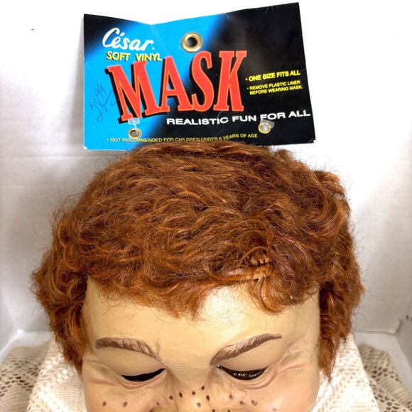 Rare Cesar’ Alfred E Neuman Mad Magazine ’81 Vinyl Mask Vintage Collectible - Picture 6 of 15